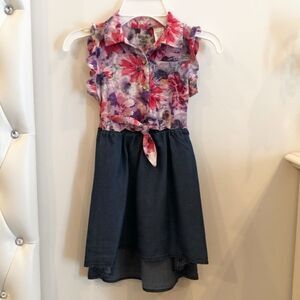 Guess floral denim dress